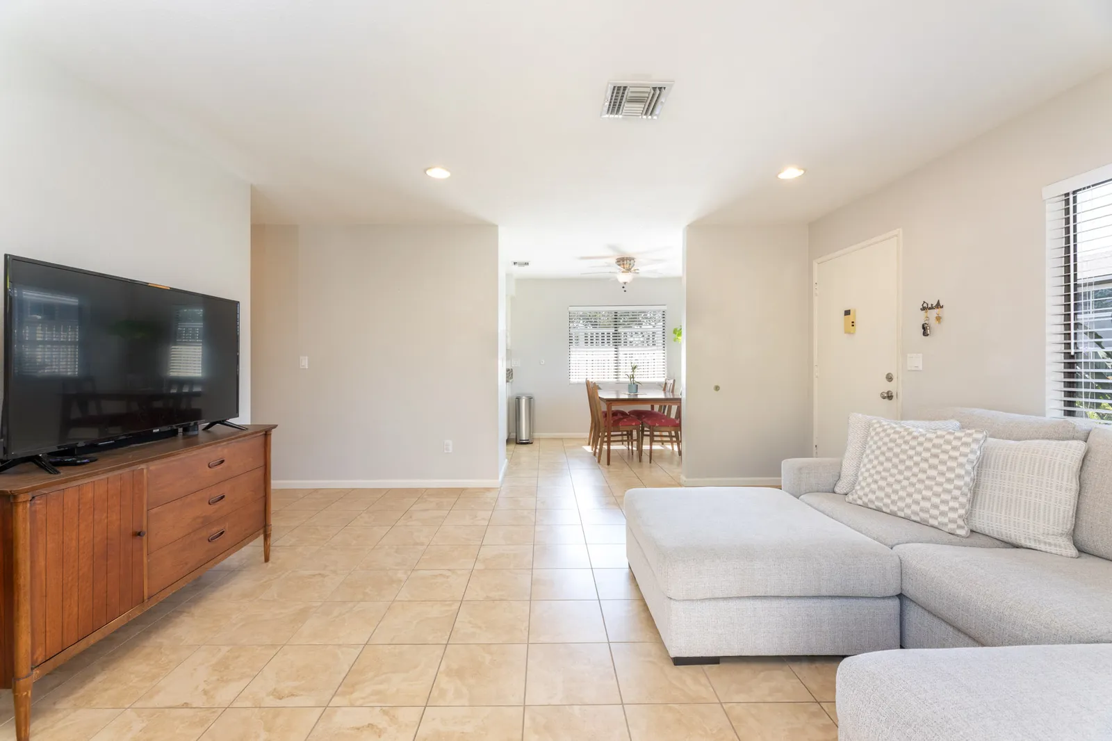 Living room toward the dining area